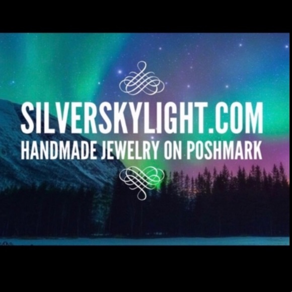 Handmade maille choker & Black obsidian bullet charm boho necklace - Picture 15 of 15